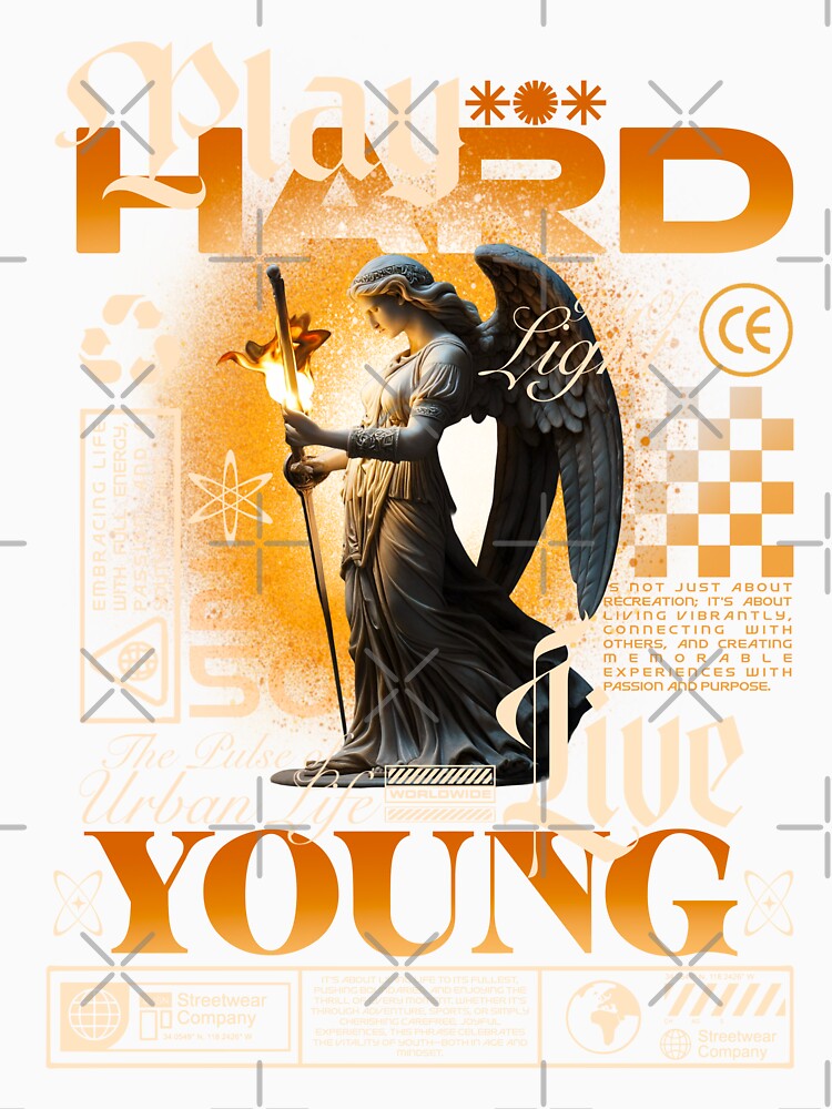 Play Hard Live Young Angel God of Light by LunaPixelStudio