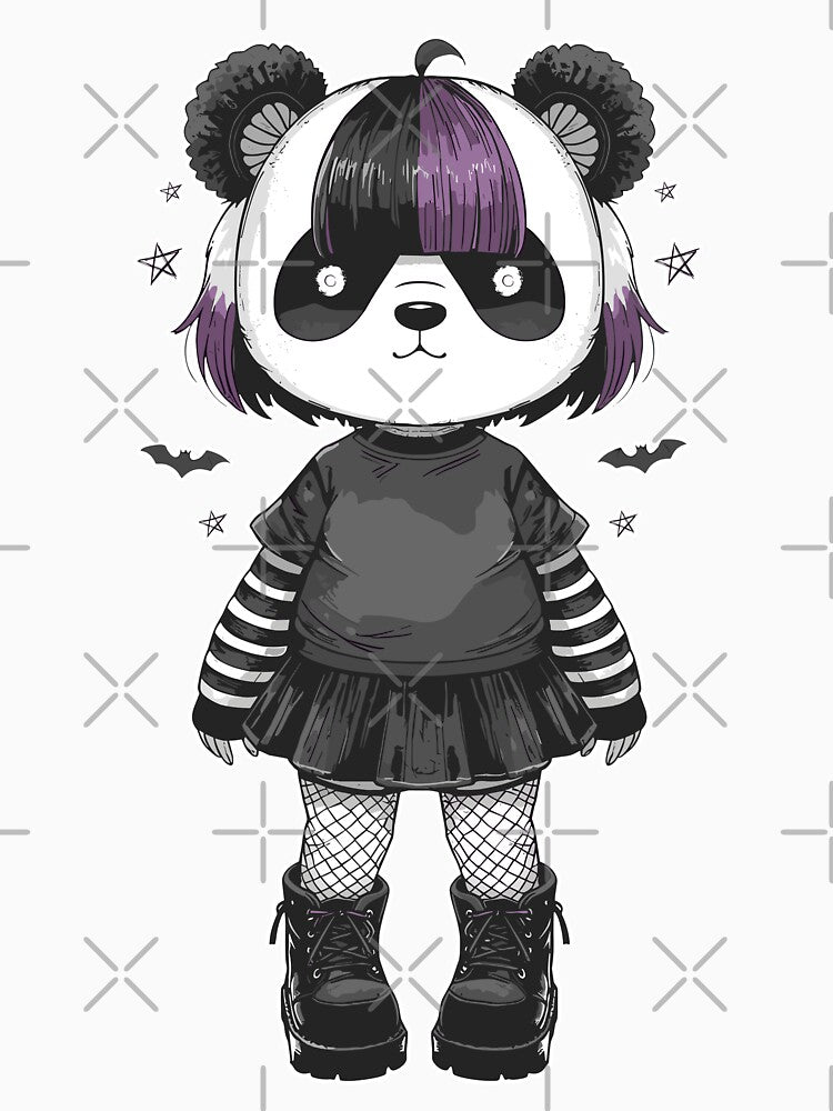 goth panda by lotsagoth