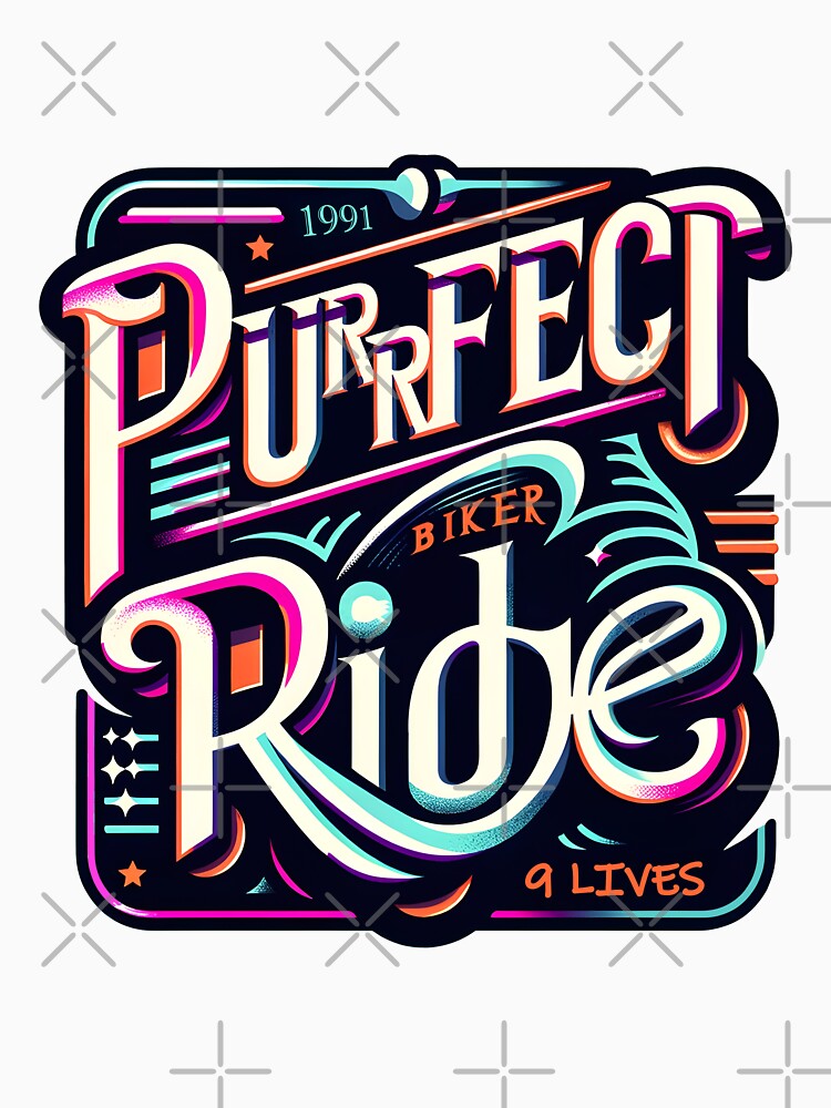 Purrfect ride - Typography by İlker Berk Ergan