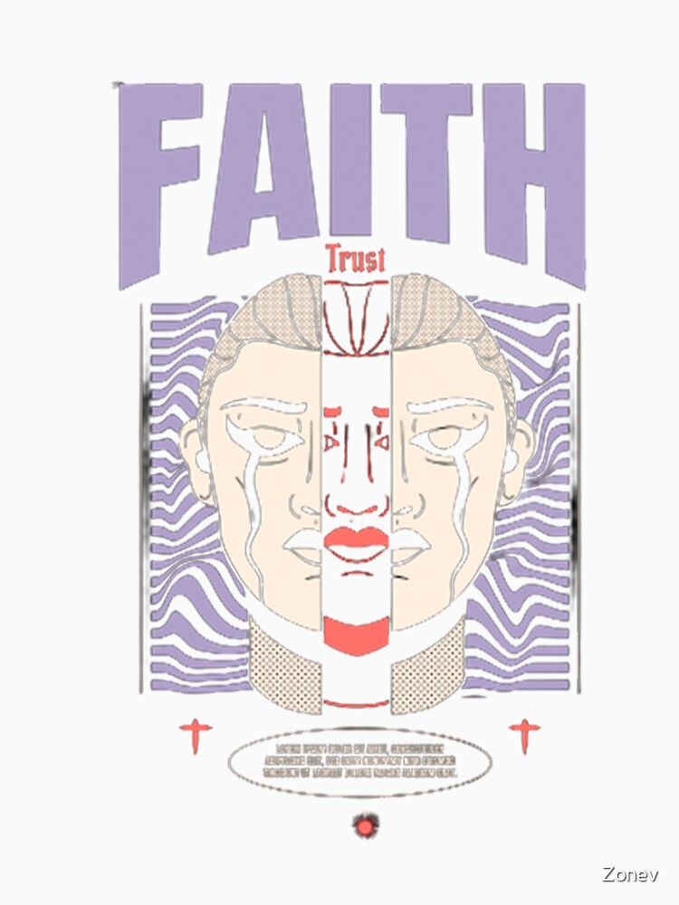 Hand drawn Faith for streetwear by Zonev