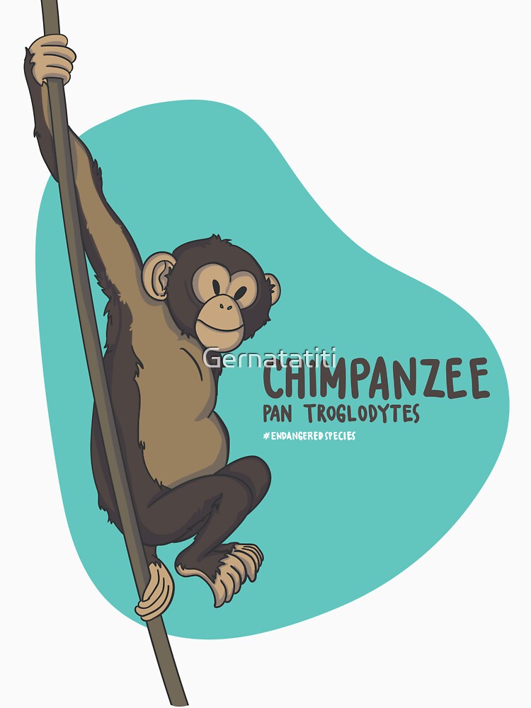 Endanger Species - Chimpanzee by Gernatatiti