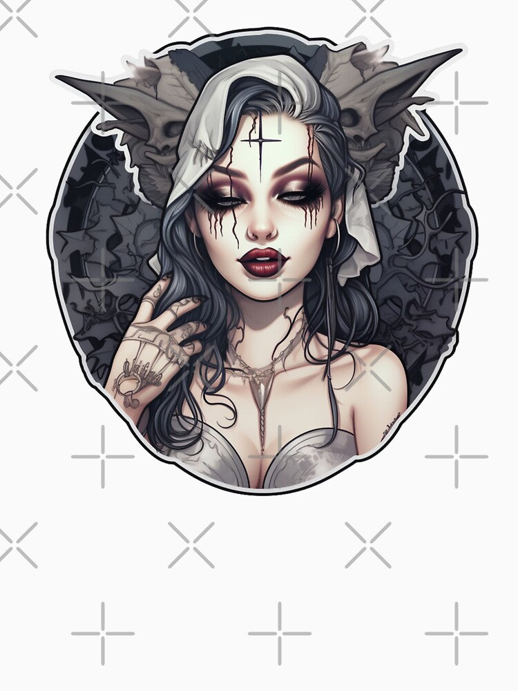Inked Girl Tattooed Cyberpunk by Nightarcade