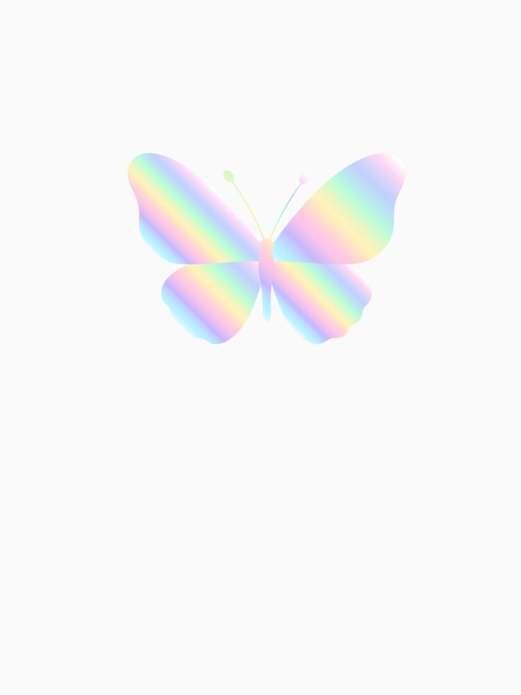Pastel Aura Butterfly Gradient Y2K Soft Aesthetic by SolutionsArt