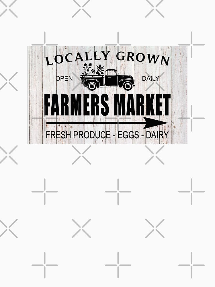 Farmers Market Distressed Wood Design by bigindian77