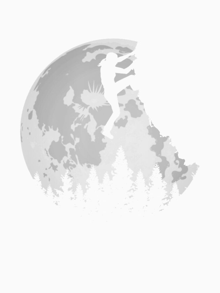 Inspirational Moon Climbing Rock Climbing Climber Mountain Bouldering Funny by Jutisi