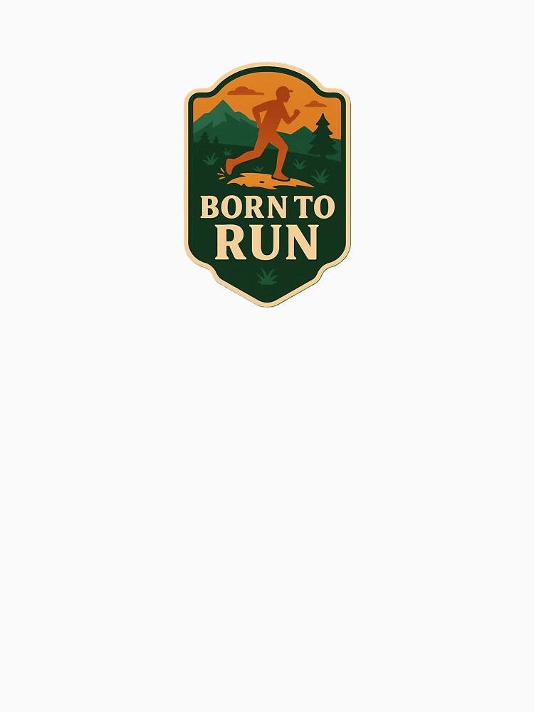 Born to Run Sticker – Trail Edition by Trail Line