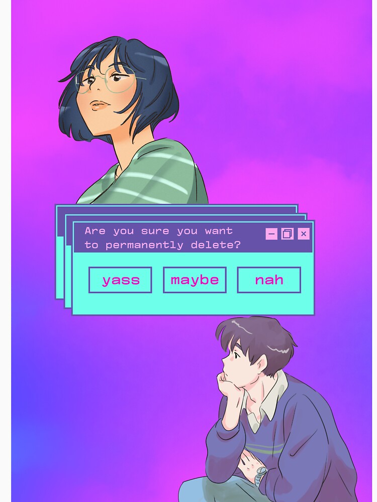 Aesthetic vaporwave anime by LaakiiArt