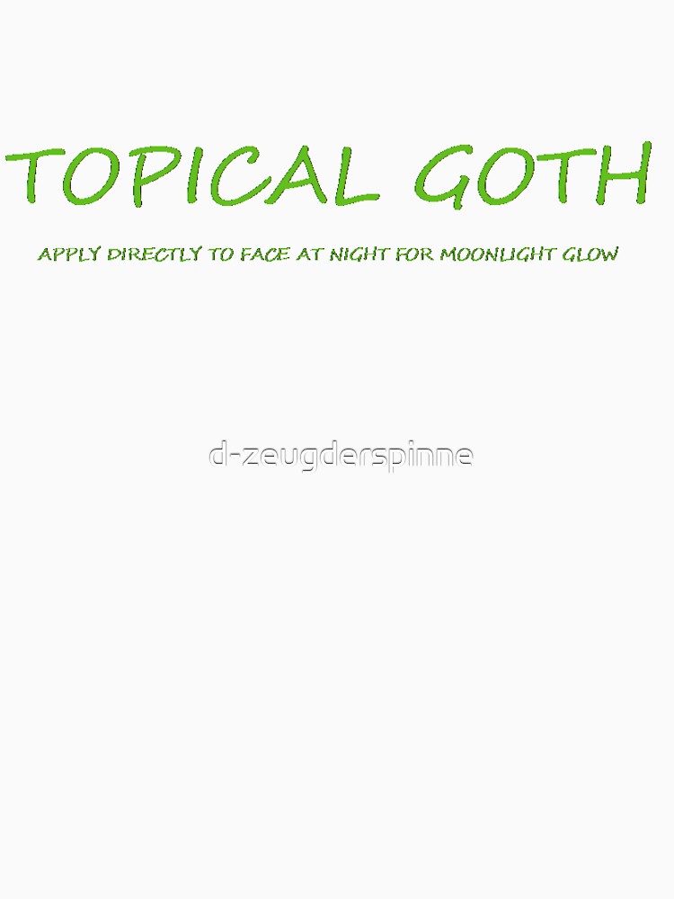 Topical Goth by d-zeugderspinne