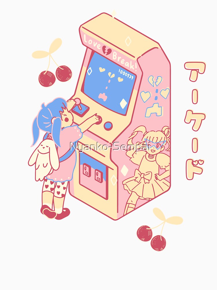 Kawaii arcade girl by Nyanko-Sempai