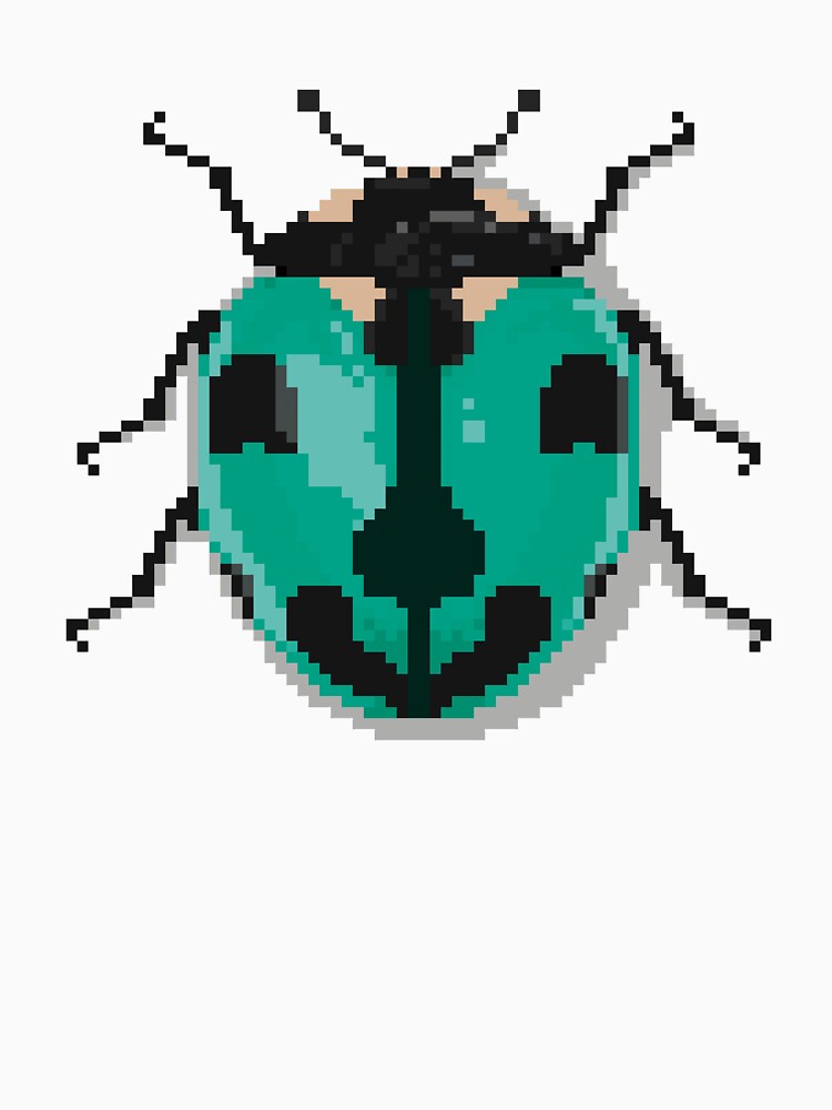 Pixel art beetle nº 030 by Kanistamps