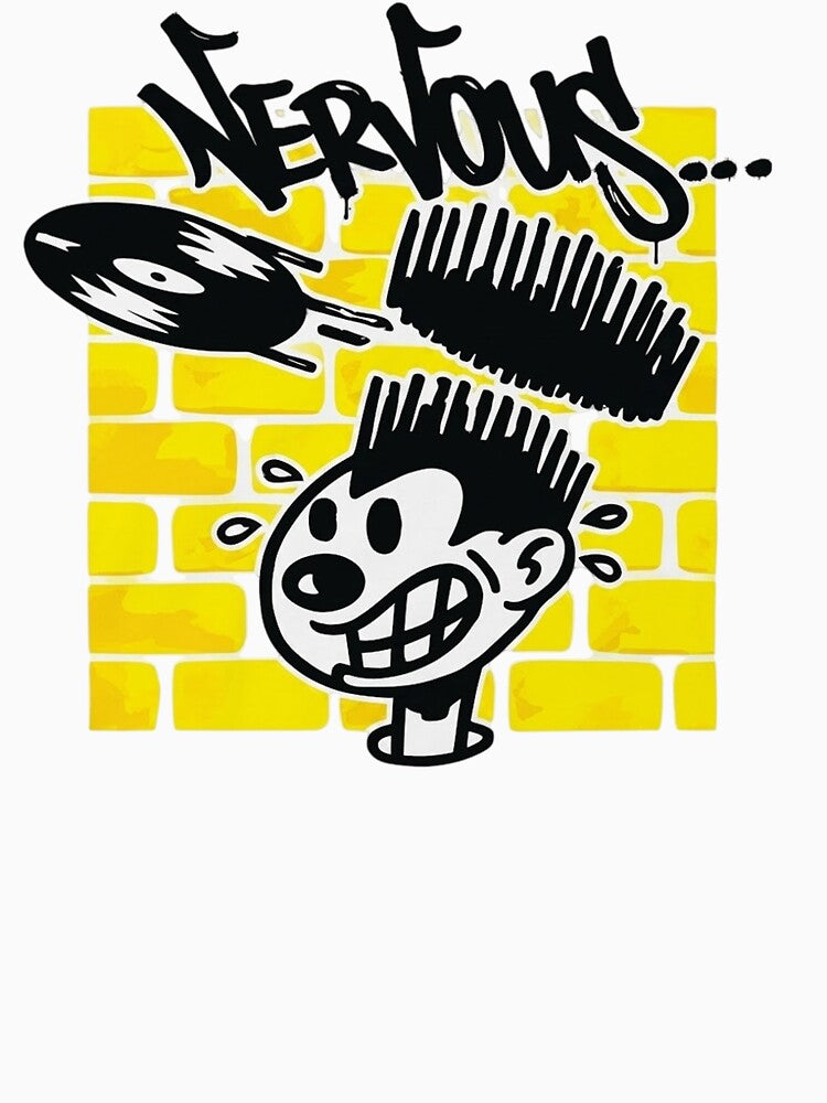 nervous record label by DoodleAndTextS