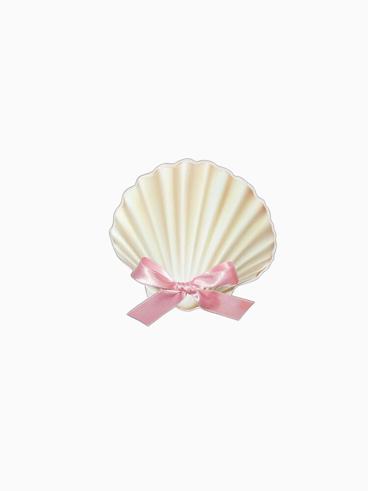 Coquette shell with ribbon bow by Pixiedrop