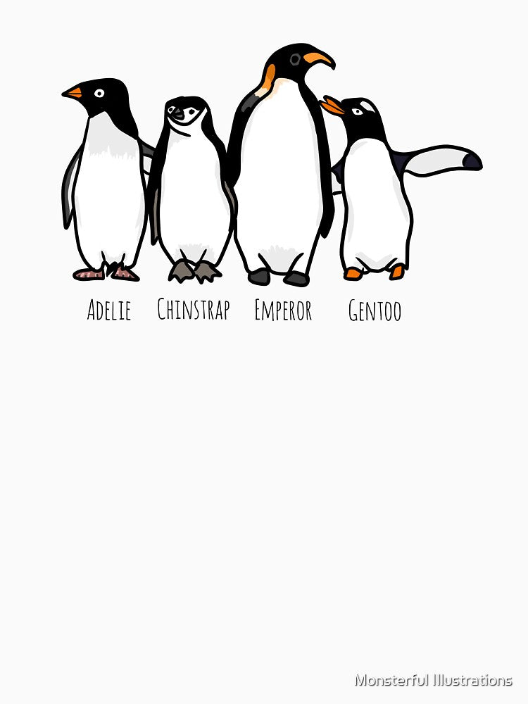 Atypical Penguins - Sam Gardner by Monsterful Illustrations