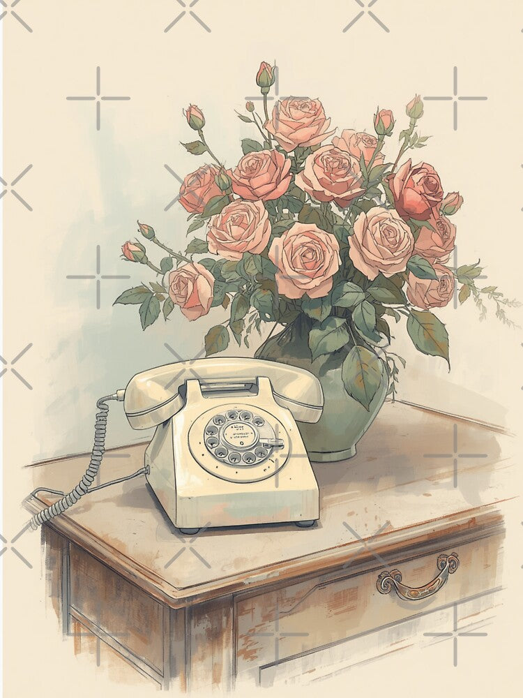 Vintage telephone by Oorviart
