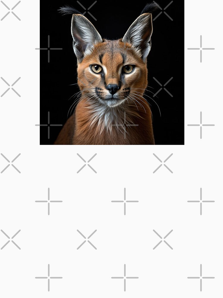 Caracal on Black by Elisabeth Lucas