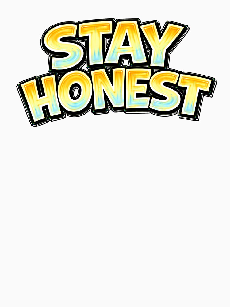 STAY HONEST – hand drawn childlike typography by Mac Sketches