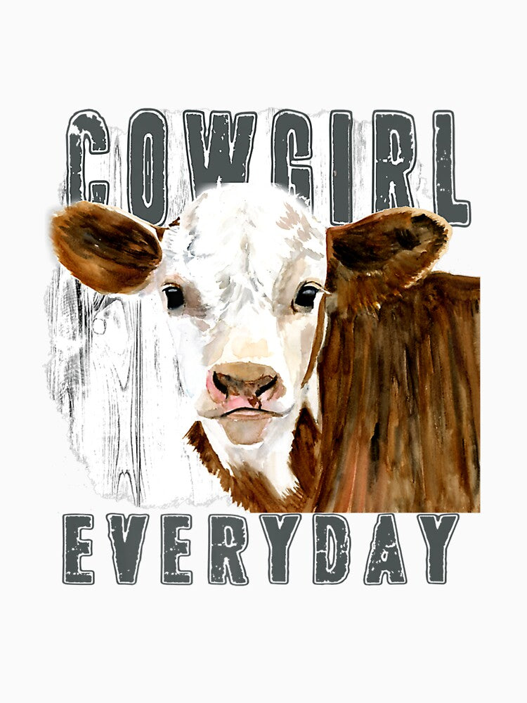 COWGIRL EVERYDAY CUTE COW COUNTRY WESTERN by sobriowslen