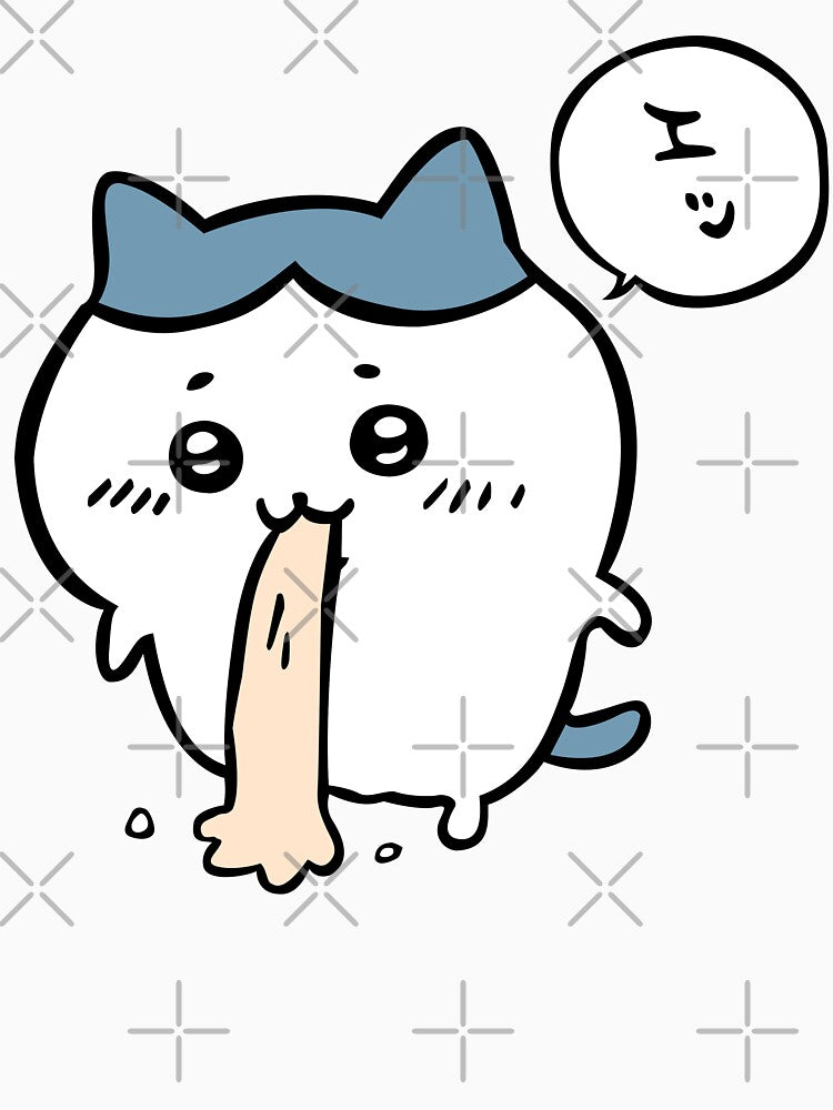 Chiikawa - Hachiware Puking by T-TEES Clothing