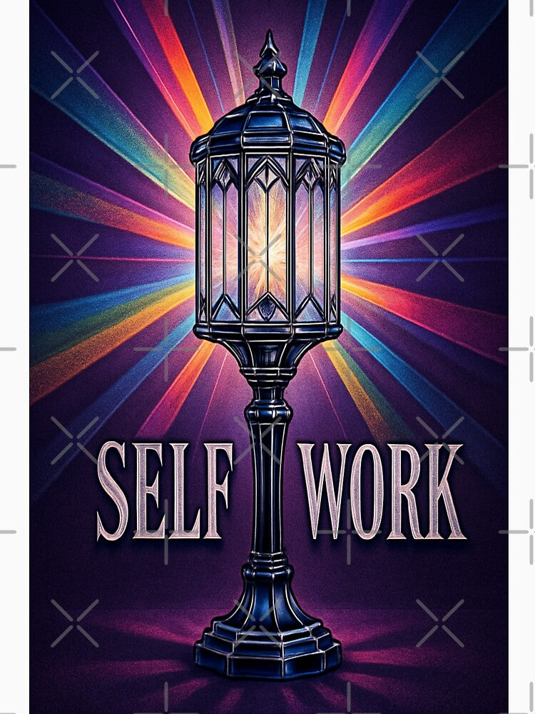 Shadow Work Sanctuary - Gothic Therapy Glow Art by TONSNAP