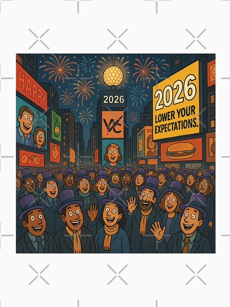 Happy New Year Lower Your Expectations by Wildched Artistry