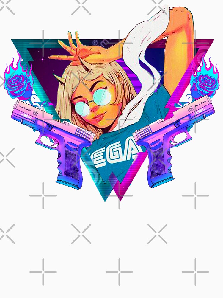 Retro anime vaporwave shirt by [-A-] Industrie s