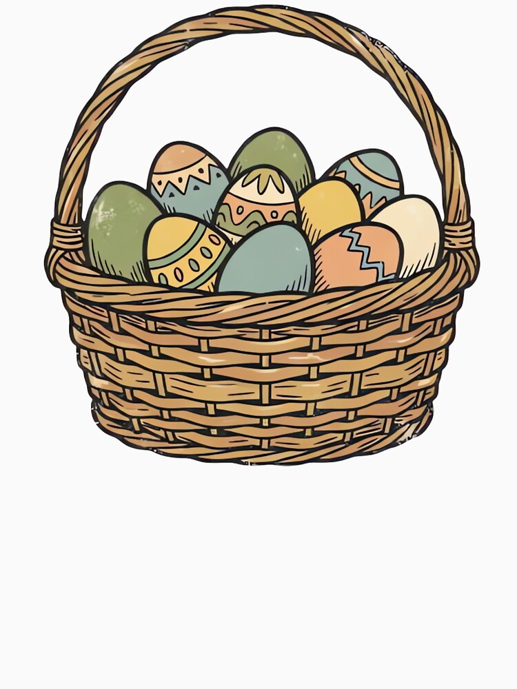 Retro Painted Easter Eggs Shirt by urbinet