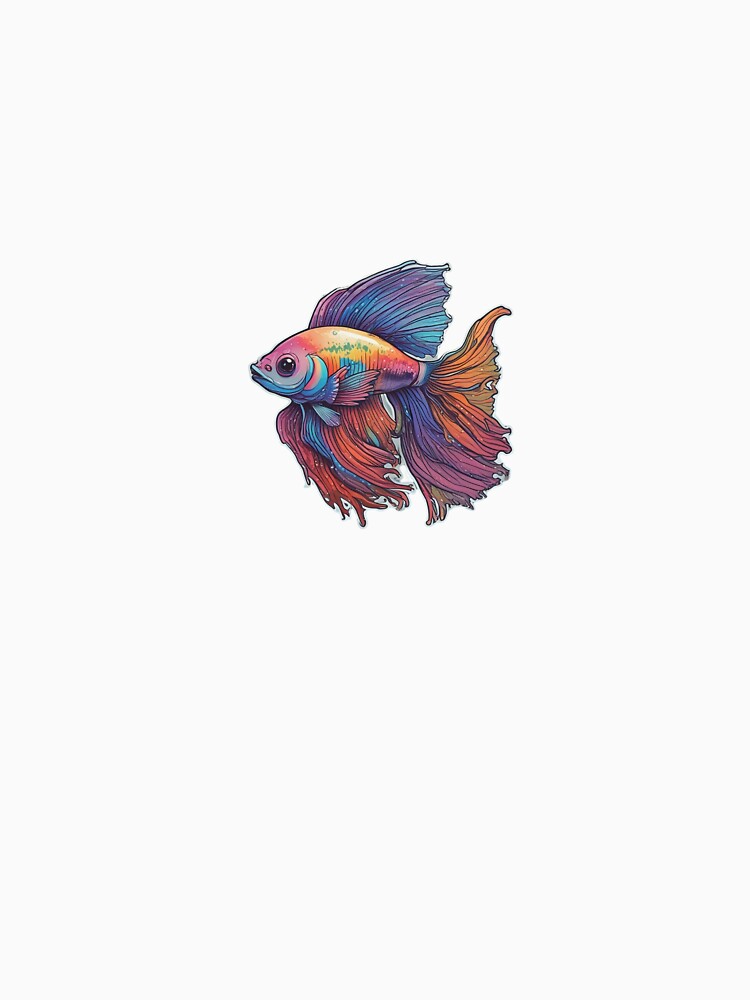Rainbow Betta Fish by cheri-lychee