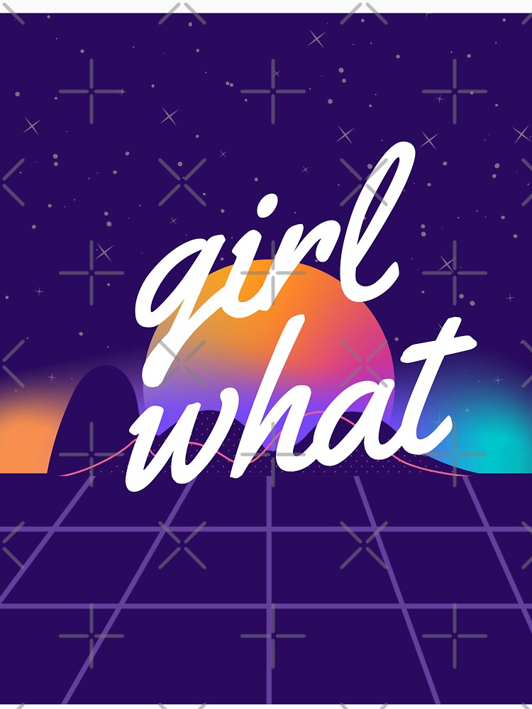 girl what vaporwave by goblinbabe