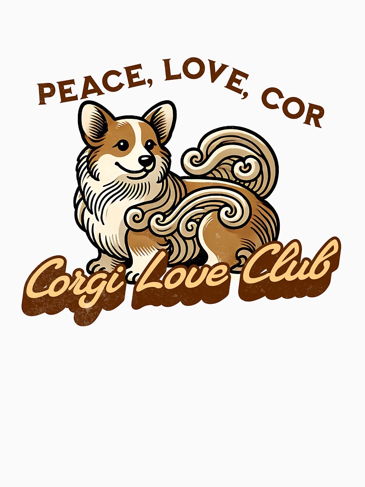 Peaceful Corgi Love Club for Dog Lovers by peach-lab01