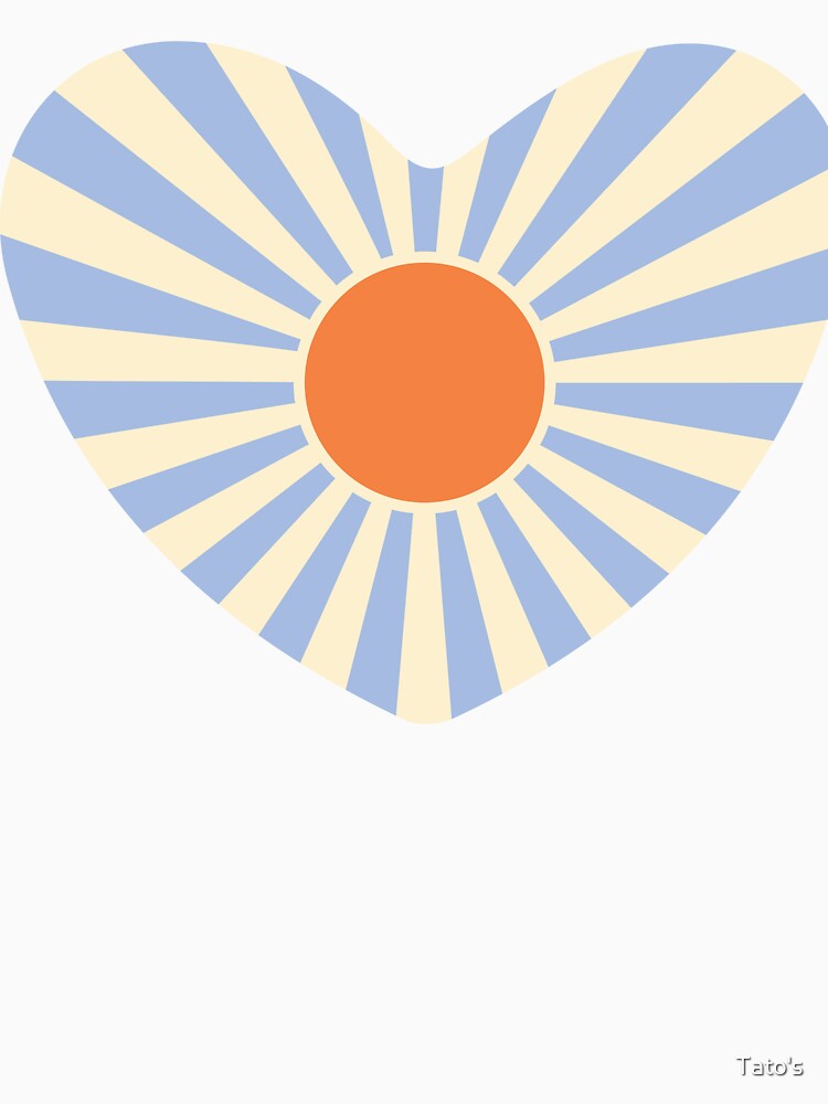 Retro Sunburst Sunshine Wall Art by Tato's