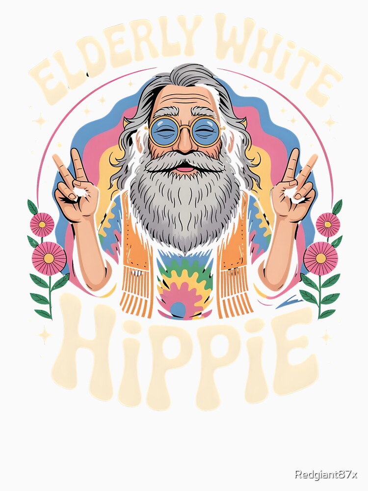 Elderly White Hippie by Redgiant87x