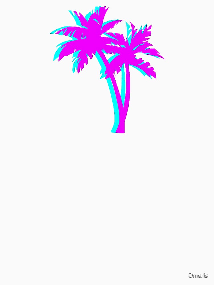 vaporwave palm by Omeris