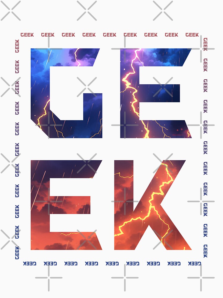 GEEK – Minimalist T-Shirt for True Geeks by Tamatoa's Cave