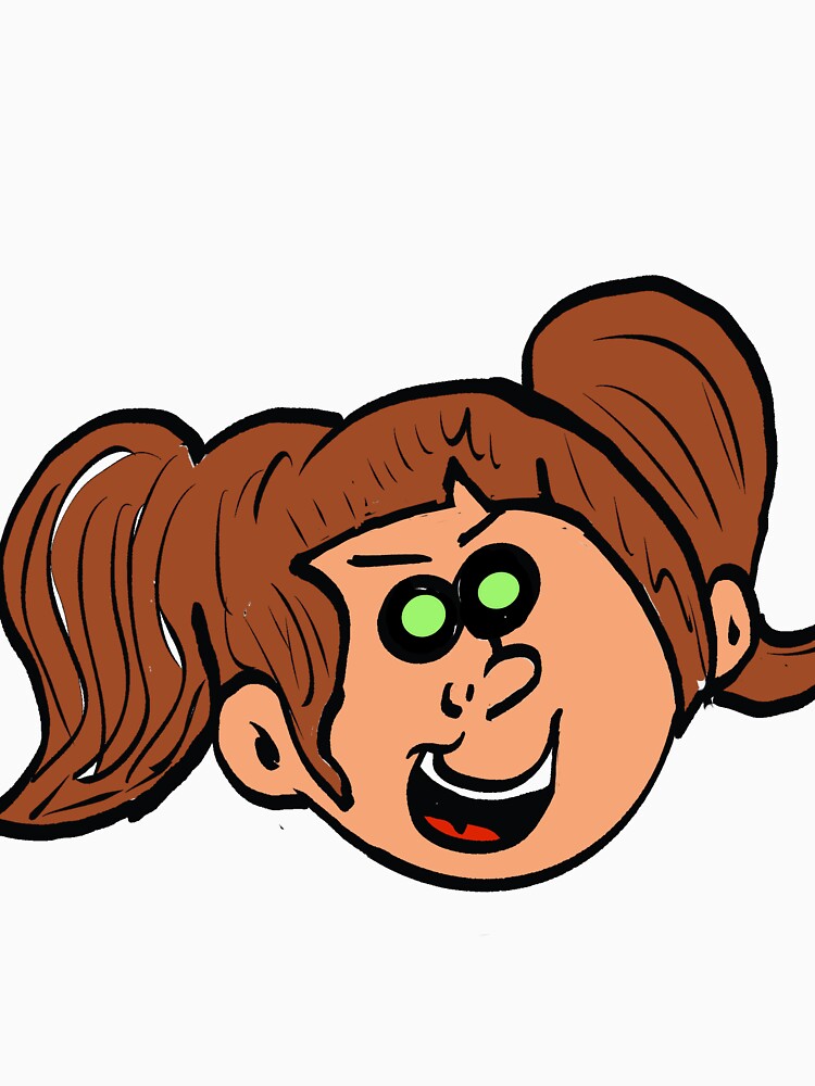 Funny cartoon girl by robertart77