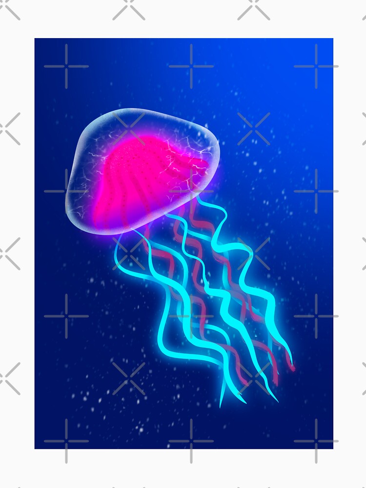 Glowing Jellyfish by sawahsaur