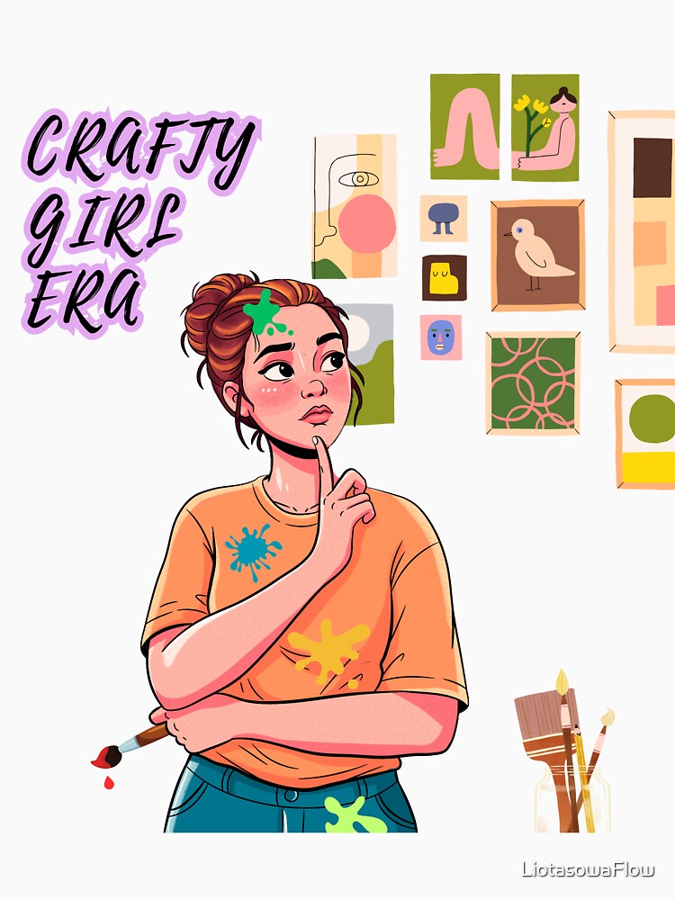 Crafty Girl Era – Creative Maker Aesthetic Design by LiotasowaFlow