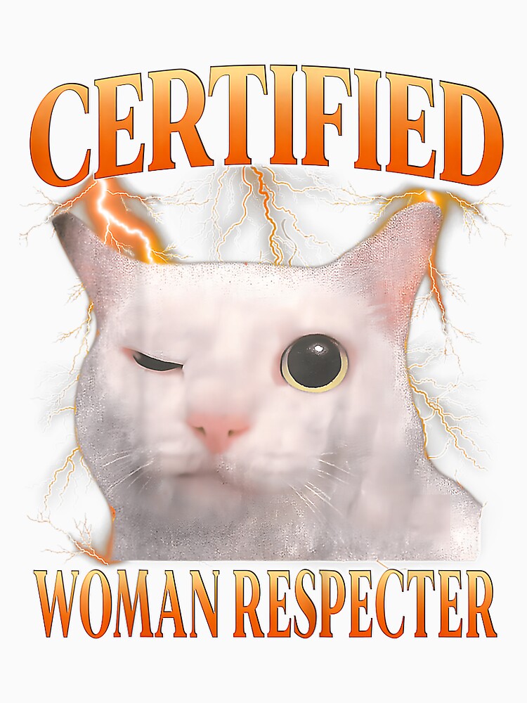 Cat Meme Greetings Huzz Funny Cat Meme Bootleg Men Women by mjohnson9