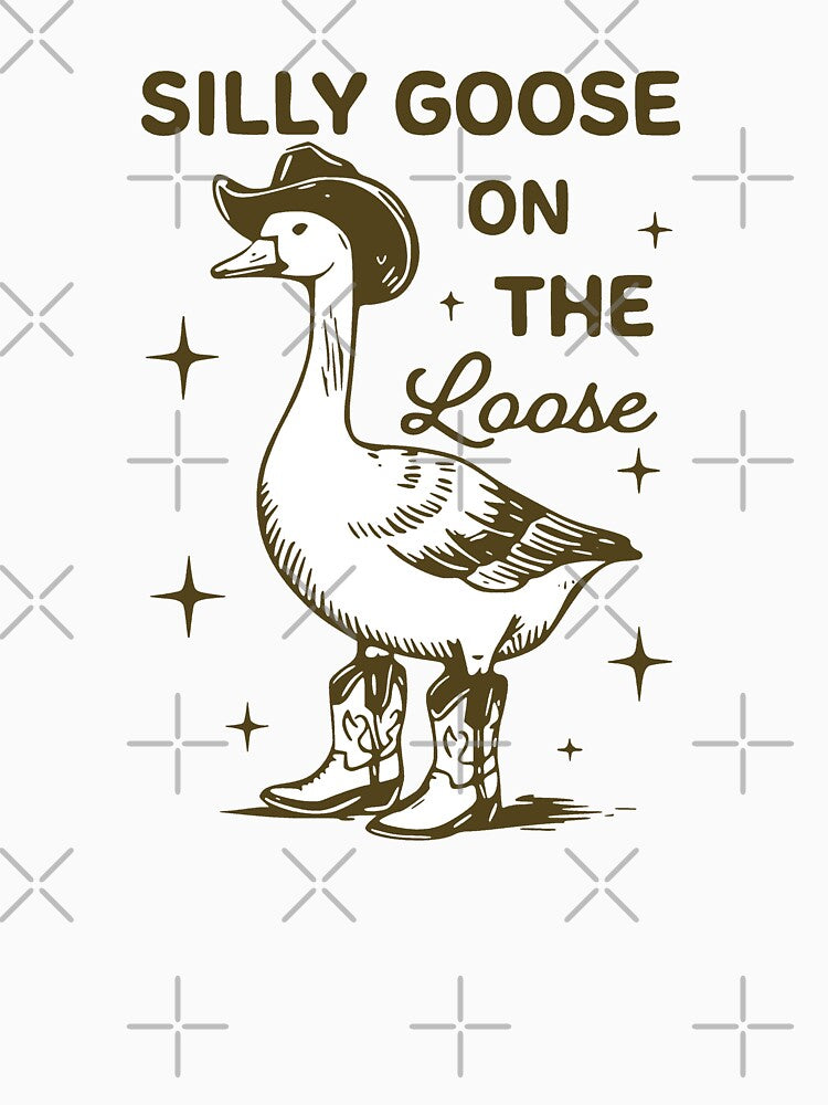 Silly Goose On the Loose Cowboy Design by nor-my