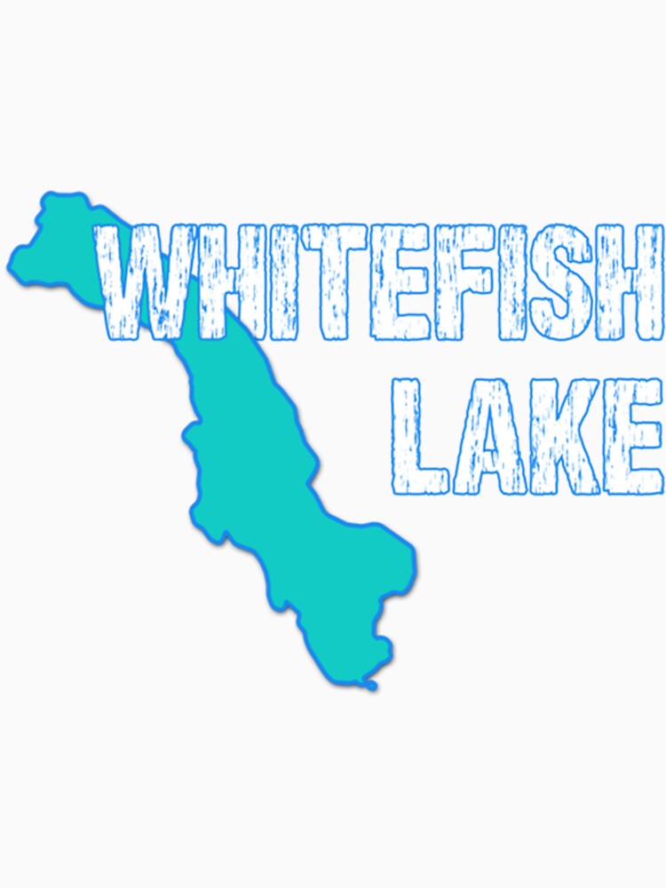 Whitefish Lake Montana Long Sleeve T-Shirt by AnthonyDagmar