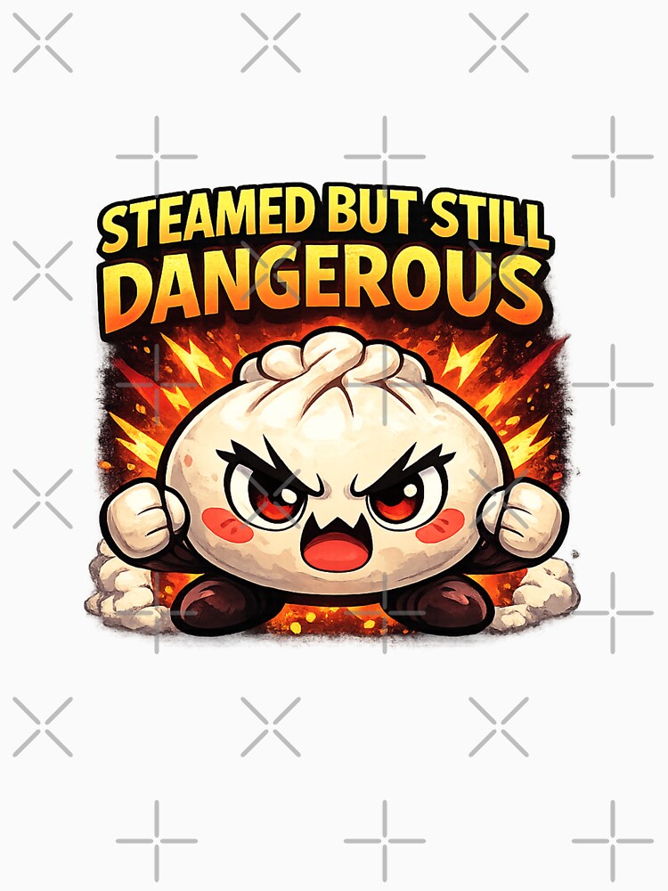 Steamed But Still Dangerous – Power Puff Bao Bun Anime Shirt by Kevin Shearer