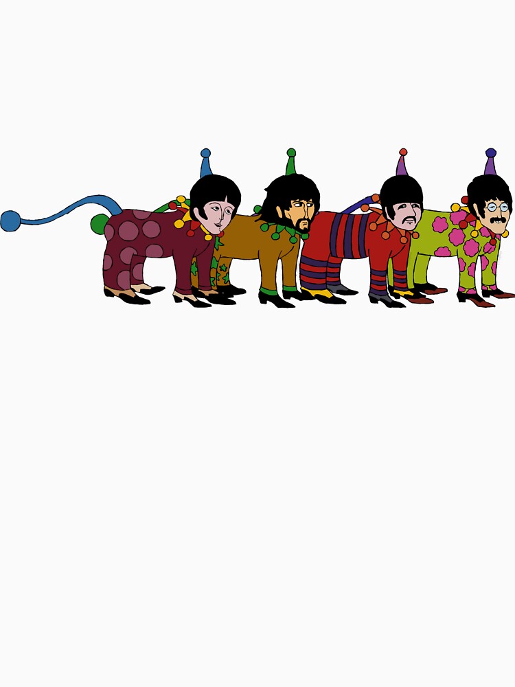 Yellow Submarine Beatles Circus Dogs Group by beatlebutch