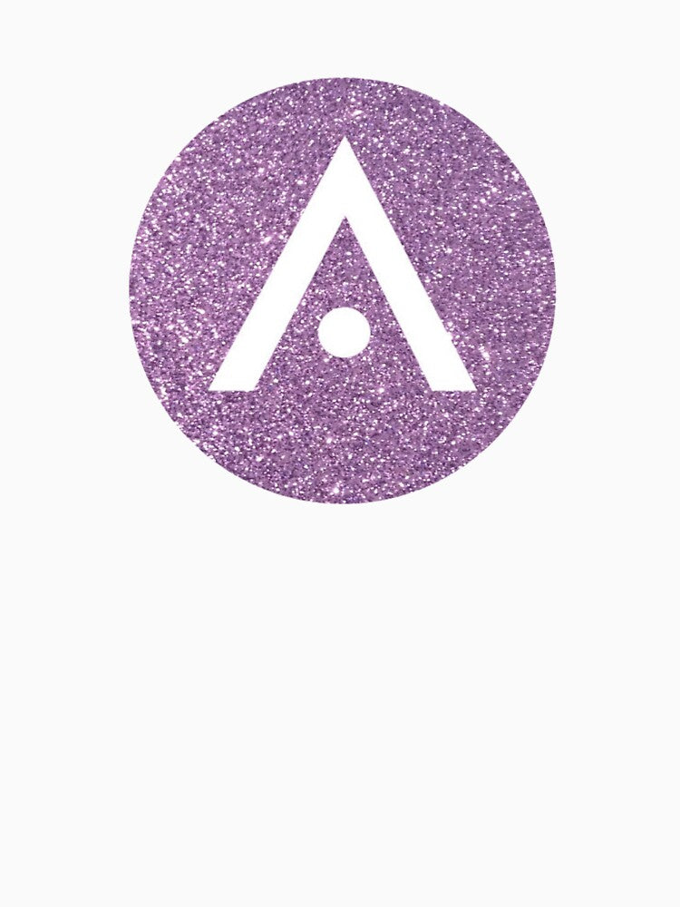 Purple Glitter Aveda Logo by Dalaura
