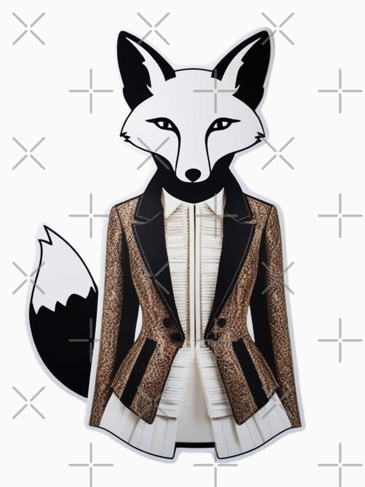 Stylish Lady Fox by AlinaSCorner