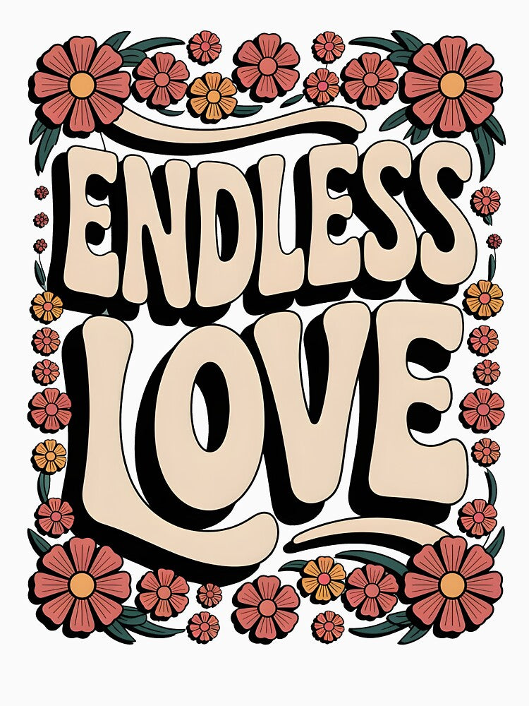 Endless Love Retro Mother's Day Tee by Hooodify