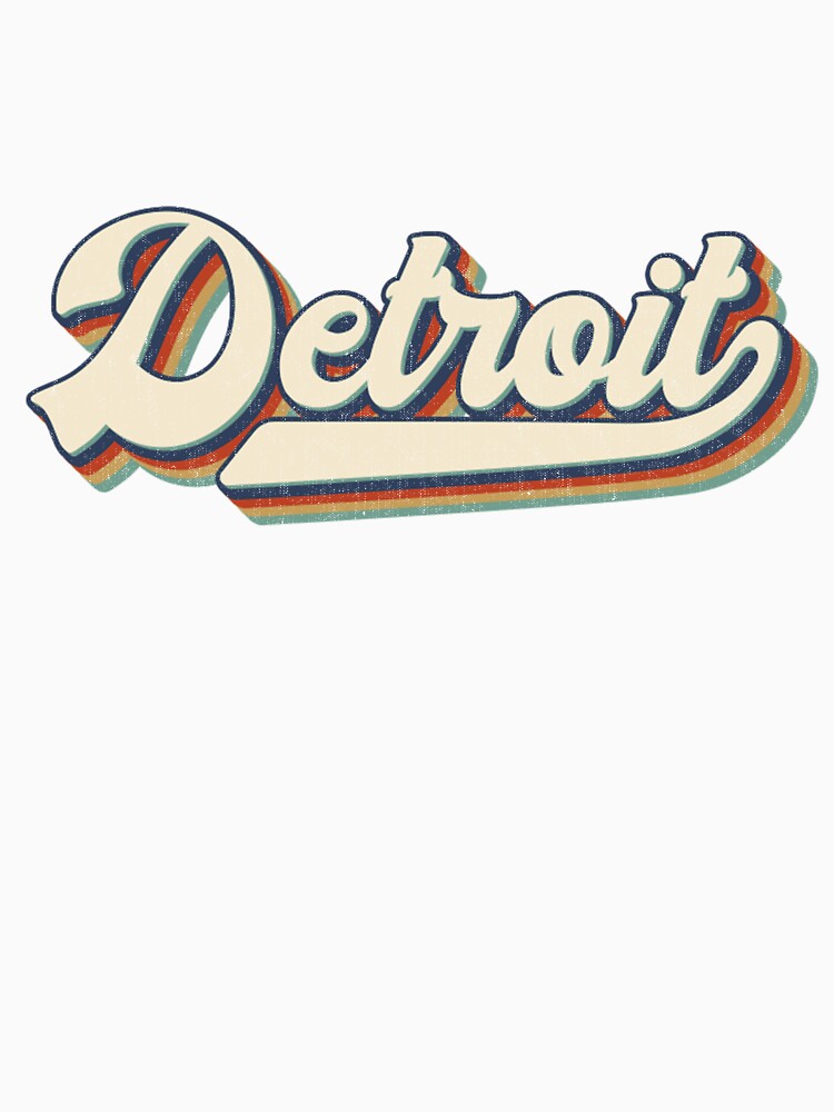 Detroit Retro Script Typography by delunear1718