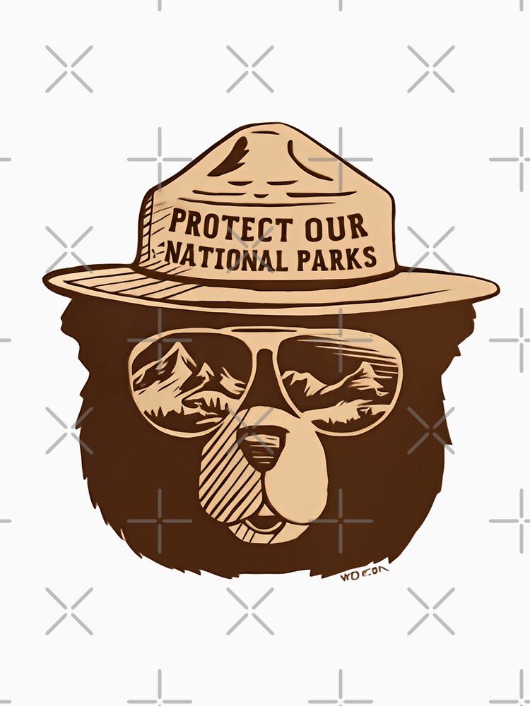 Protect Our National Parks Bear Resist - Save the environment public lands wild trail by HumansStuck12