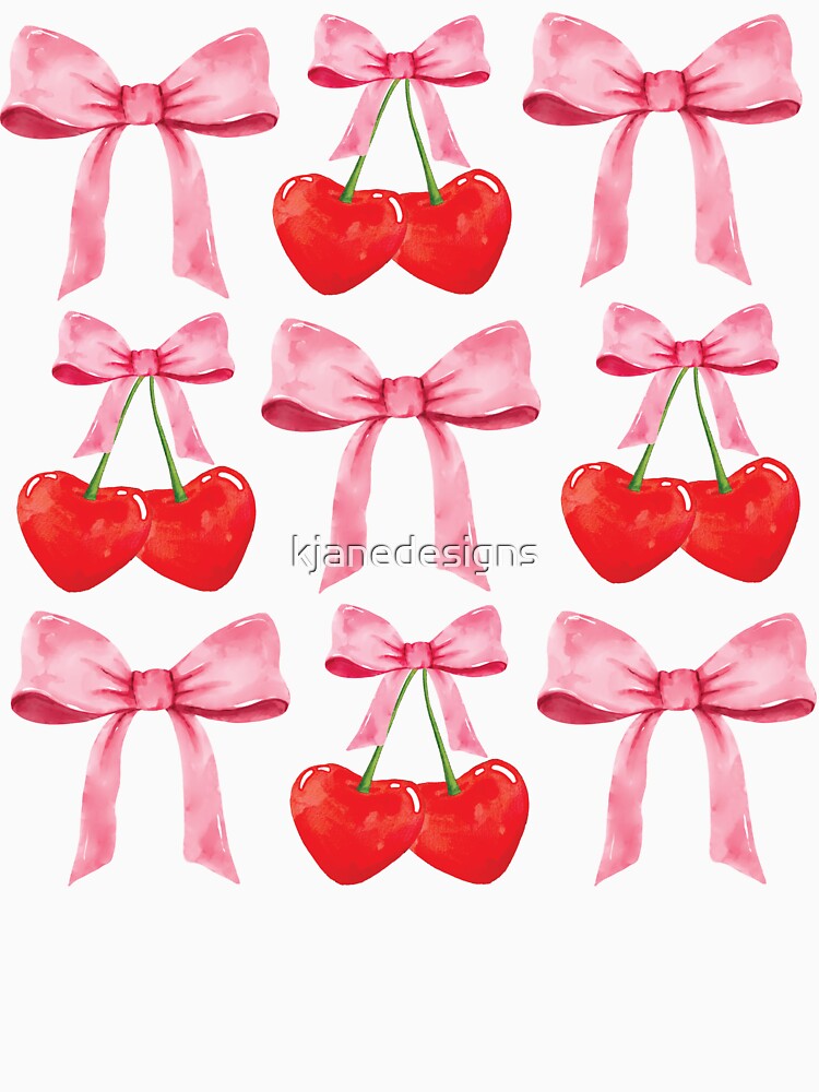 Coquette Cherry Bows by kjanedesigns