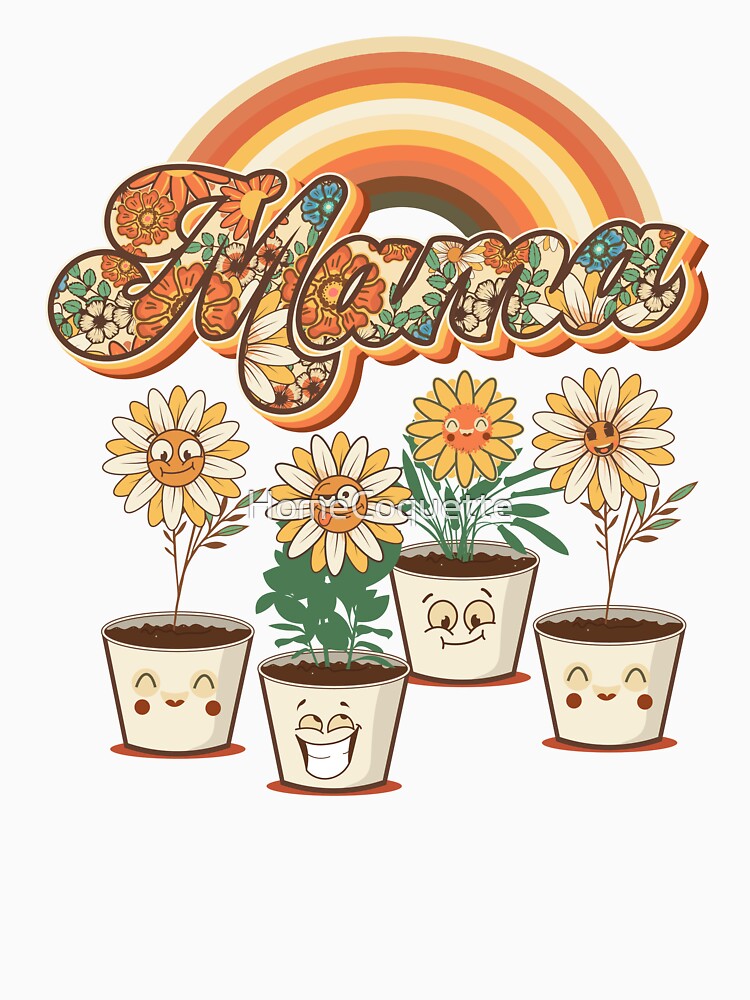 Mothers day  plant mom mama lover groovy by HomeCoquette