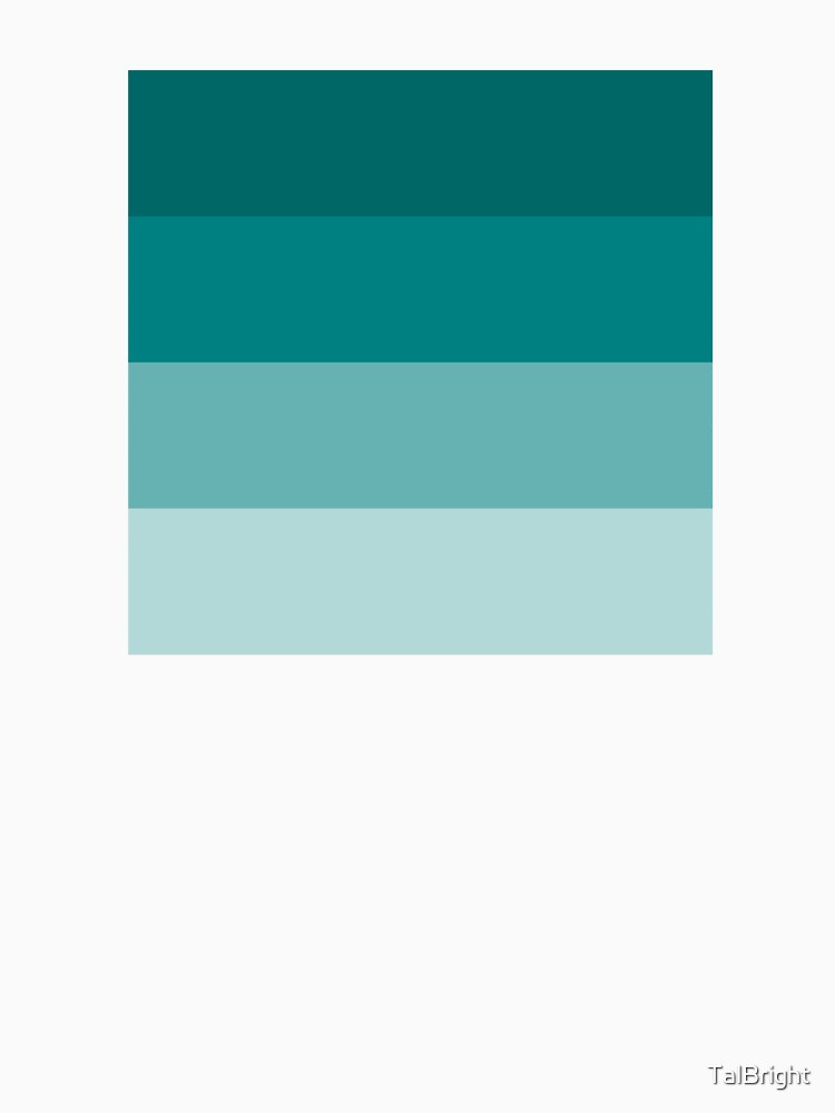 70s color palette - teal retro color scheme by TalBright