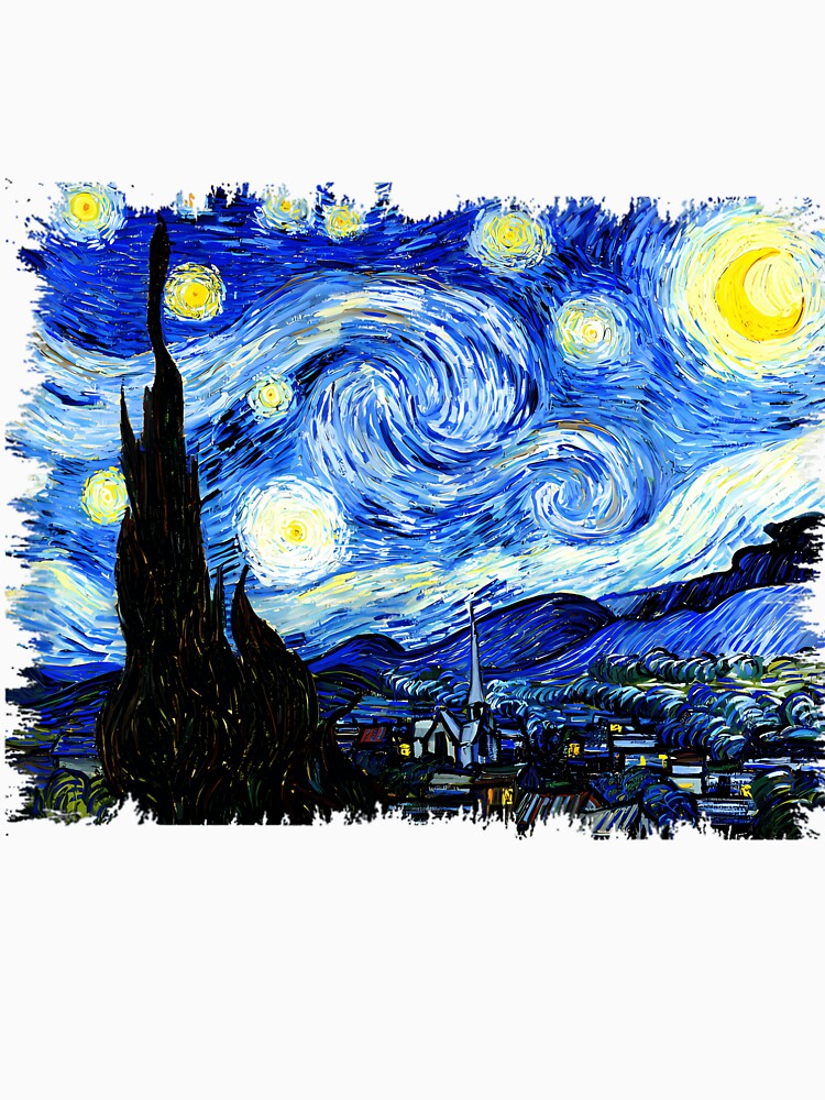 The Starry Night Vincent Van Gogh Famous Vintage Art Stylish 	1 by hyonasnerouzc